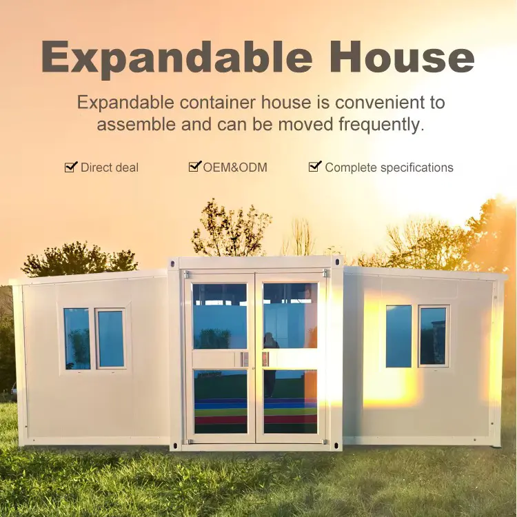 Những vật liệu thường được sử dụng trong nhà container có thể mở rộng?